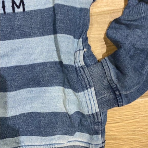 Tommy Hilfiger Boys Stripped Long Sleeve Hooded Sweater Size Small - Picture 3 of 5